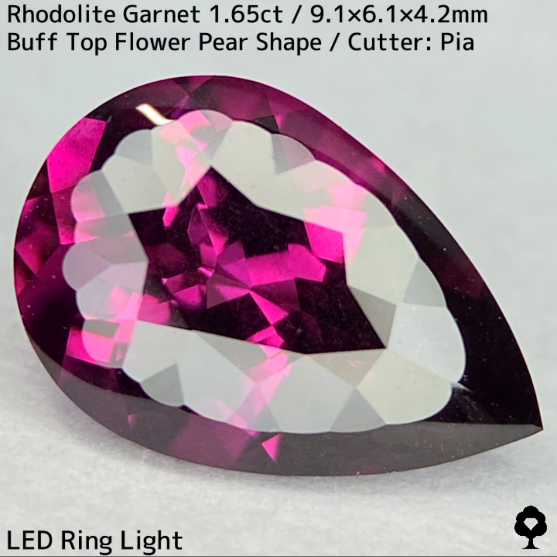 Rhodorite Garnet 1.65ct / Mozambique / New Cut