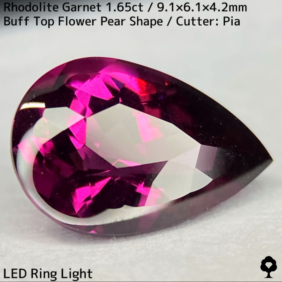 Rhodorite Garnet 1.65ct / Mozambique / New Cut