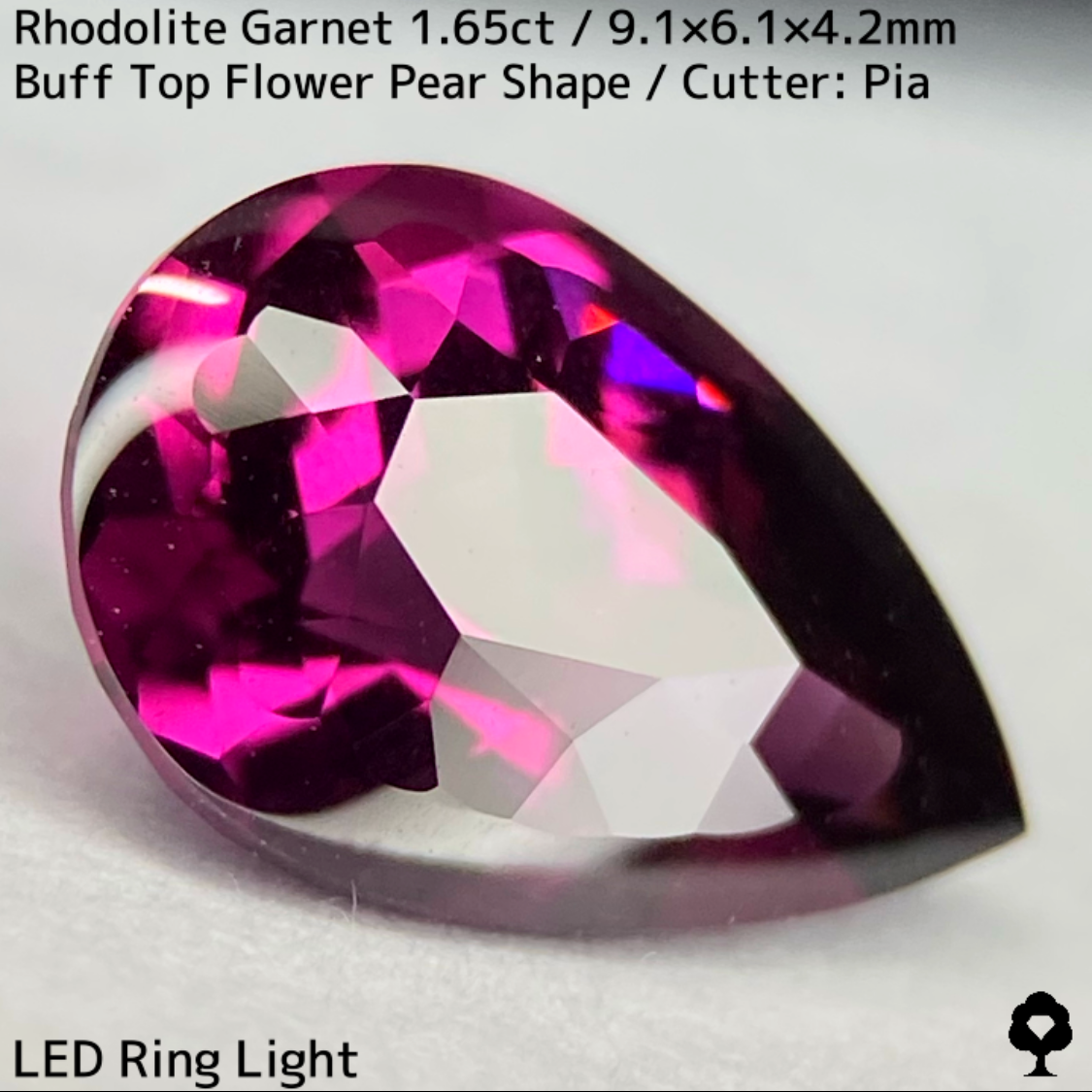 Rhodorite Garnet 1.65ct / Mozambique / New Cut