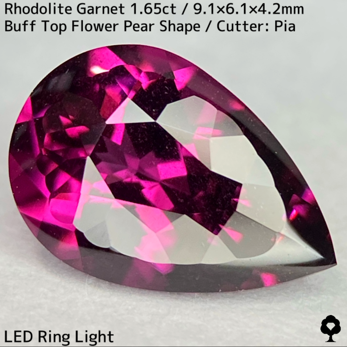 Rhodorite Garnet 1.65ct / Mozambique / New Cut