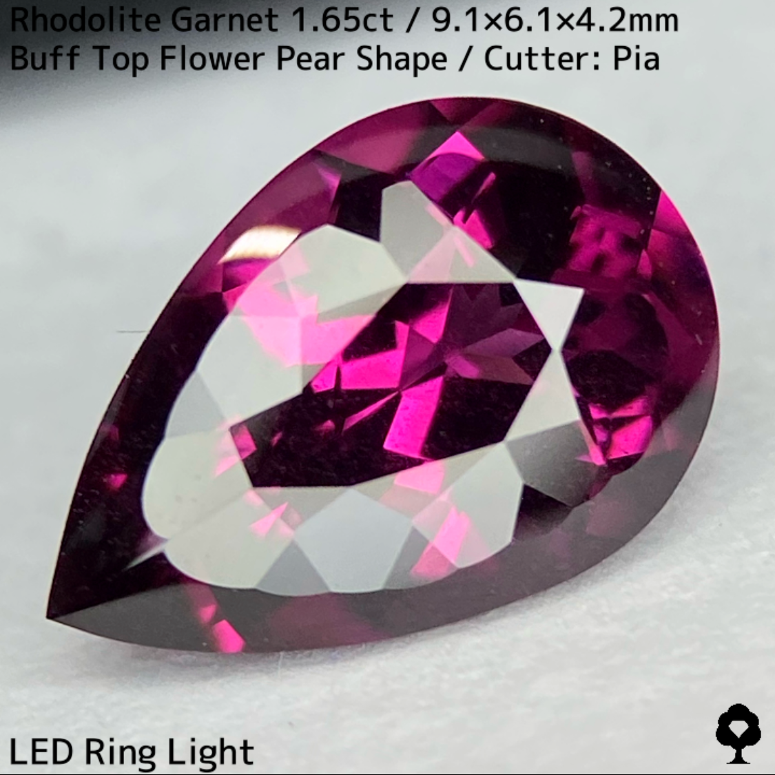 Rhodorite Garnet 1.65ct / Mozambique / New Cut