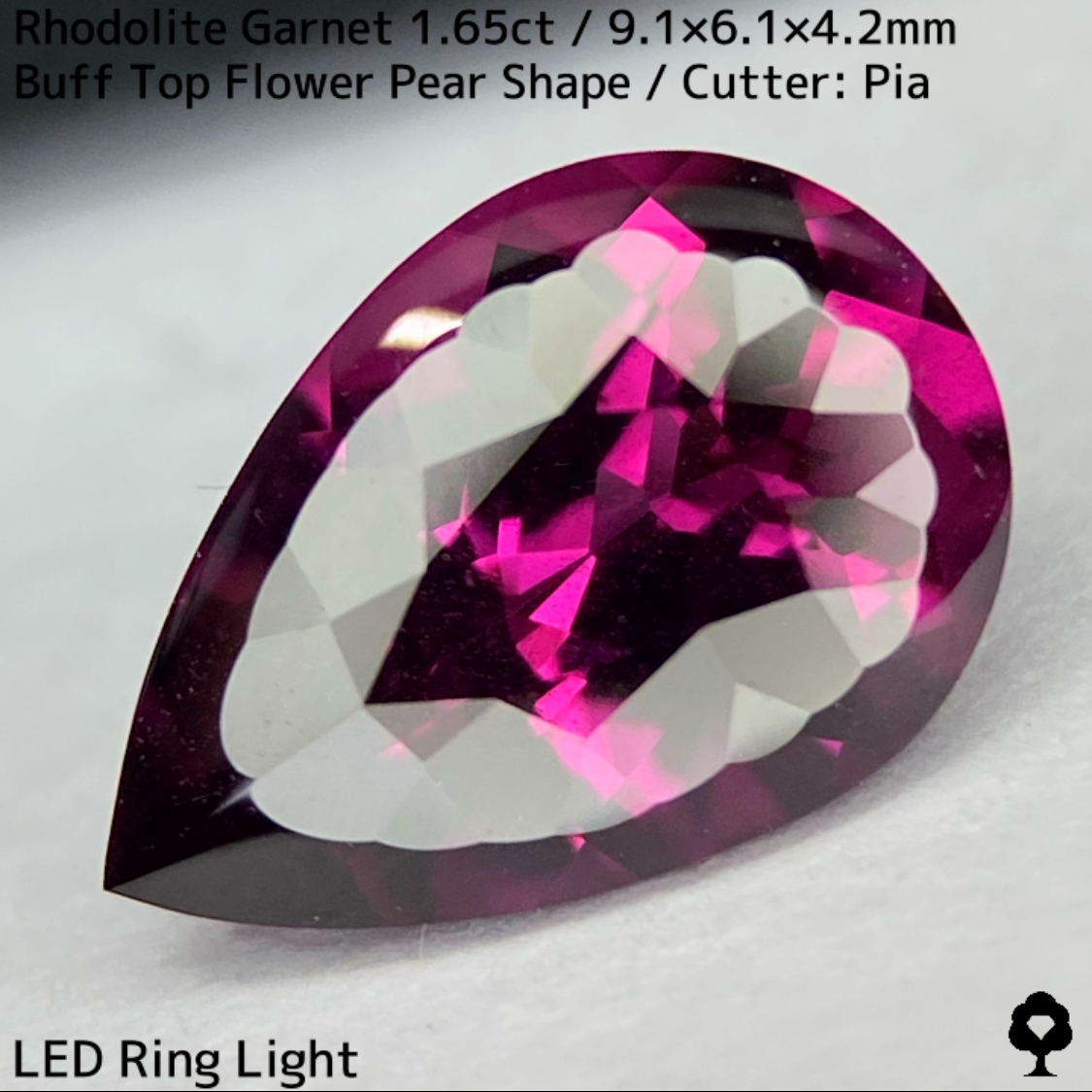 Rhodorite Garnet 1.65ct / Mozambique / New Cut