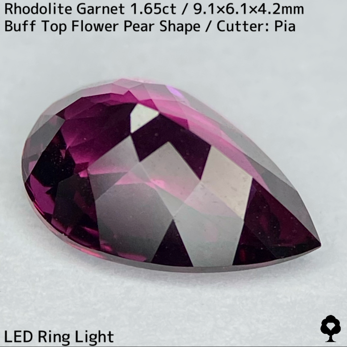 Rhodorite Garnet 1.65ct / Mozambique / New Cut