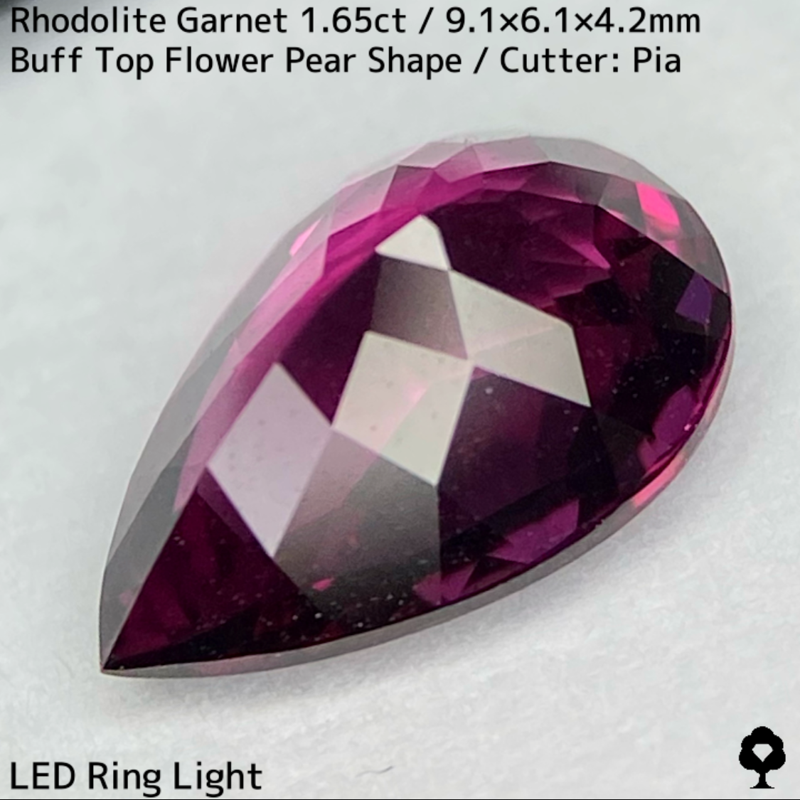 Rhodorite Garnet 1.65ct / Mozambique / New Cut
