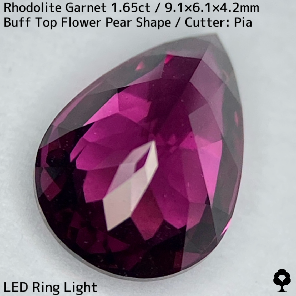 Rhodorite Garnet 1.65ct / Mozambique / New Cut