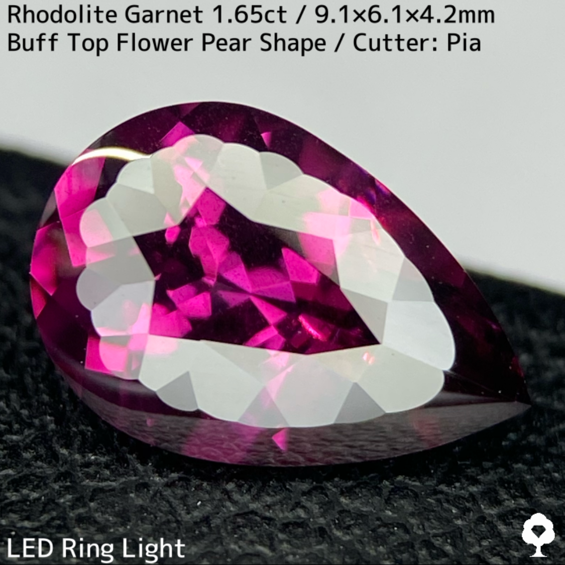 Rhodorite Garnet 1.65ct / Mozambique / New Cut
