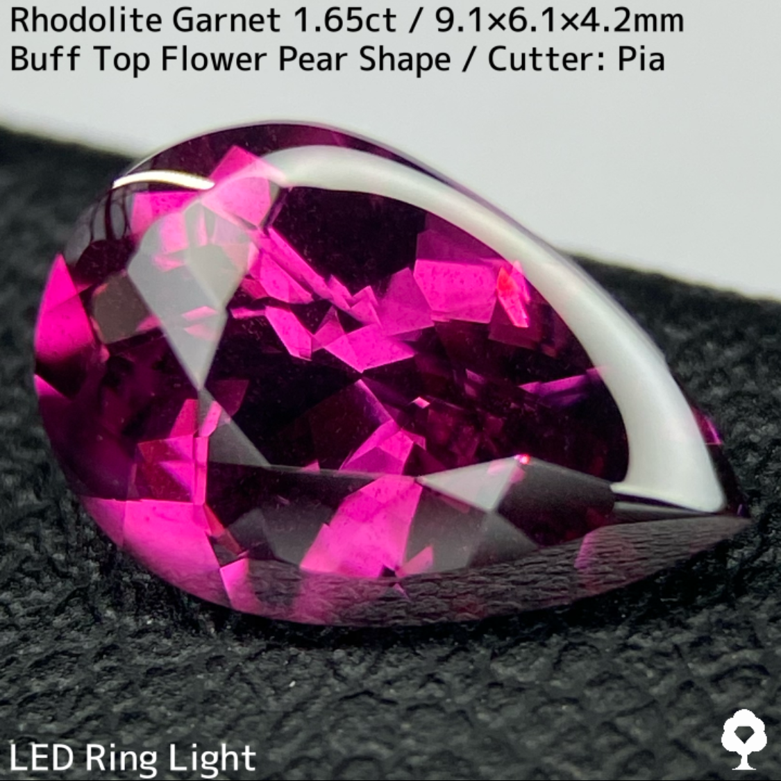 Rhodorite Garnet 1.65ct / Mozambique / New Cut