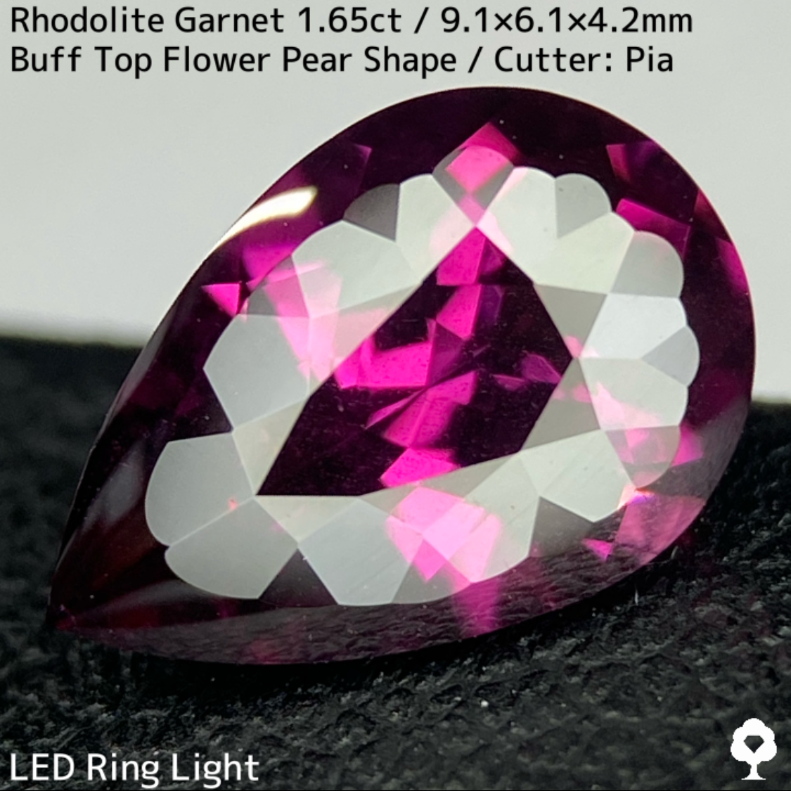 Rhodorite Garnet 1.65ct / Mozambique / New Cut