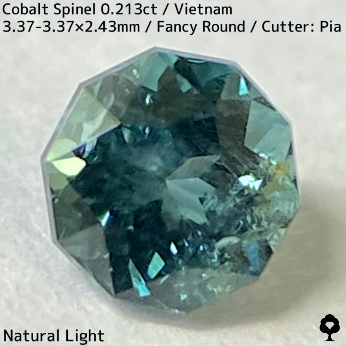 Cobalt Spinel 0.213ct / Vietnam