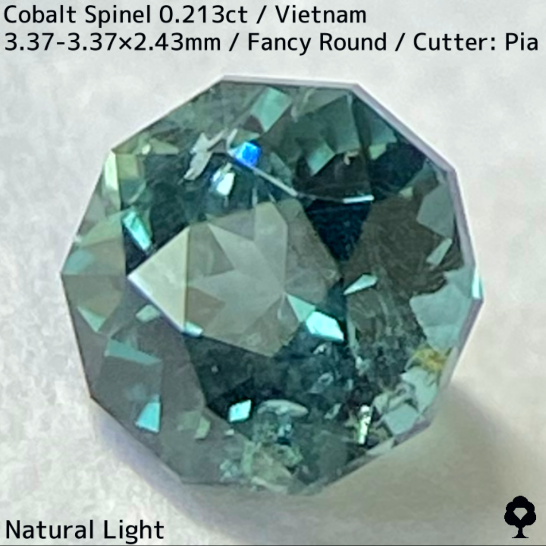Cobalt Spinel 0.213ct / Vietnam