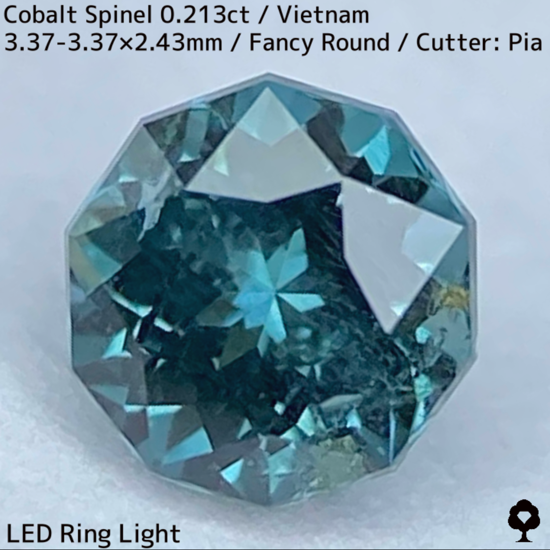 Cobalt Spinel 0.213ct / Vietnam