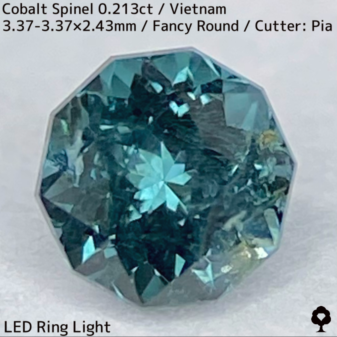 Cobalt Spinel 0.213ct / Vietnam