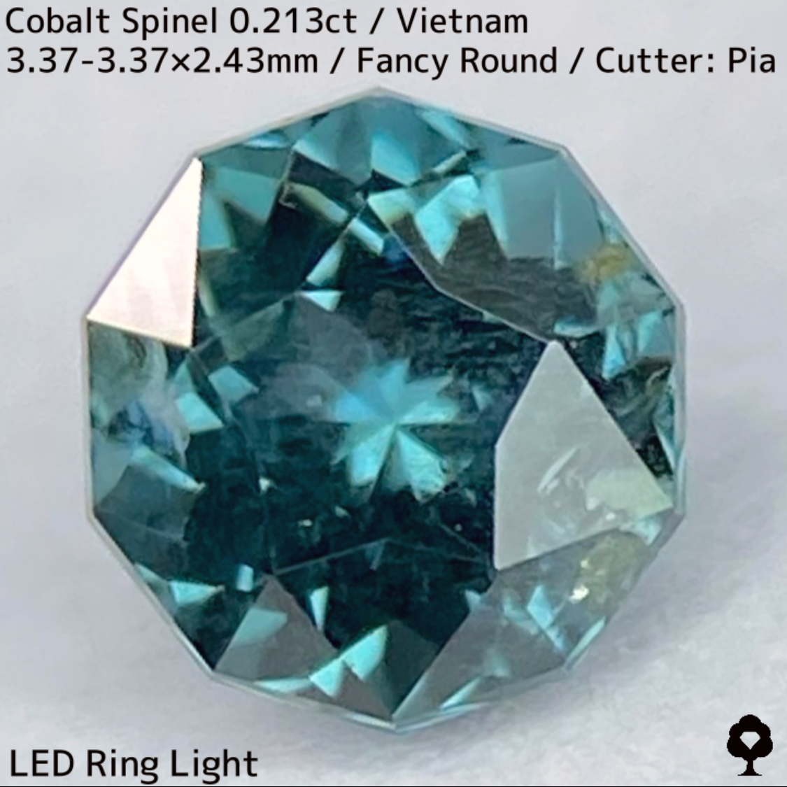 Cobalt Spinel 0.213ct / Vietnam