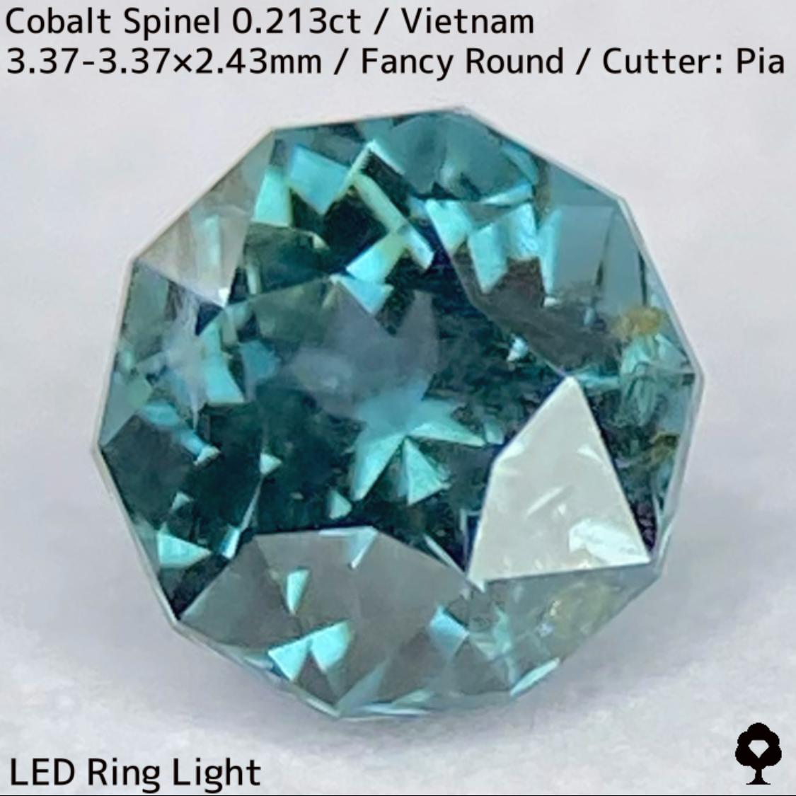 Cobalt Spinel 0.213ct / Vietnam