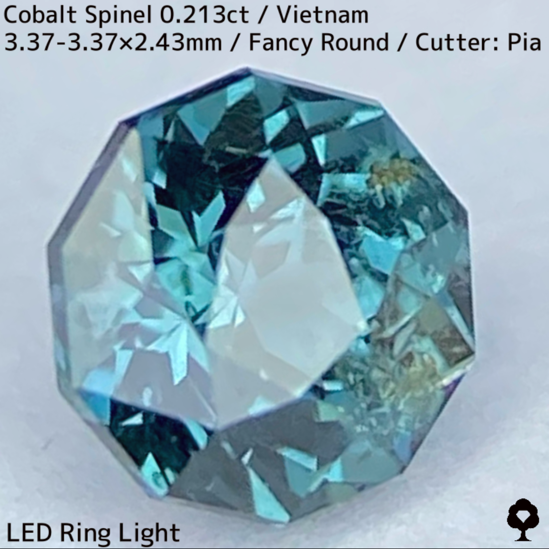 Cobalt Spinel 0.213ct / Vietnam