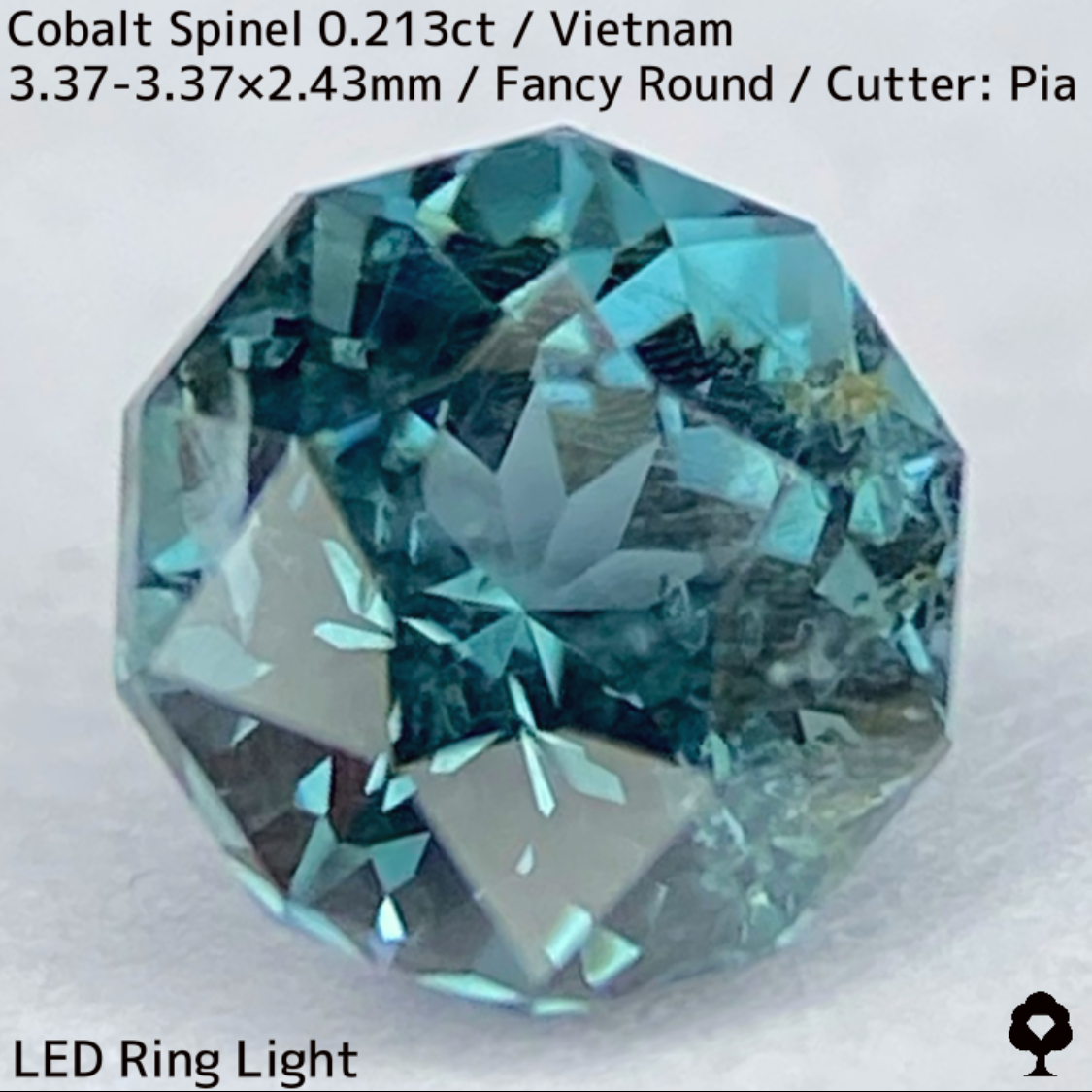 Cobalt Spinel 0.213ct / Vietnam