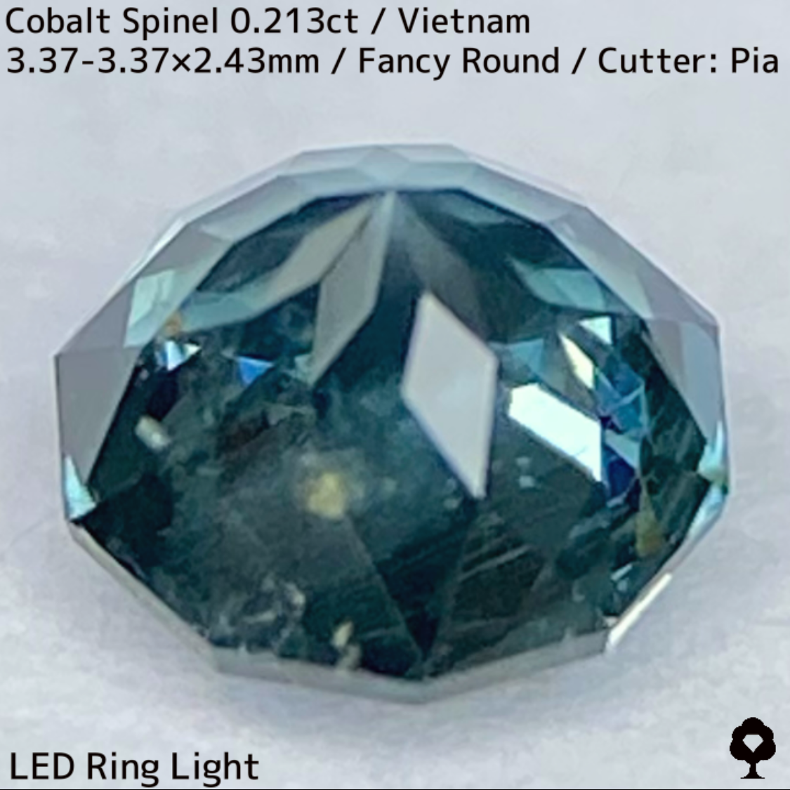 Cobalt Spinel 0.213ct / Vietnam