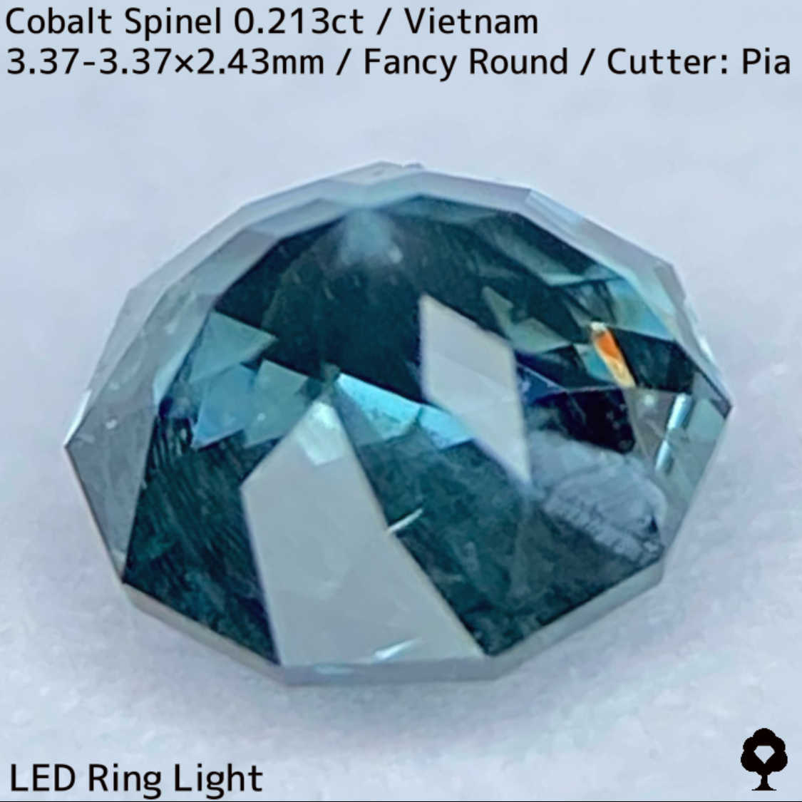 Cobalt Spinel 0.213ct / Vietnam