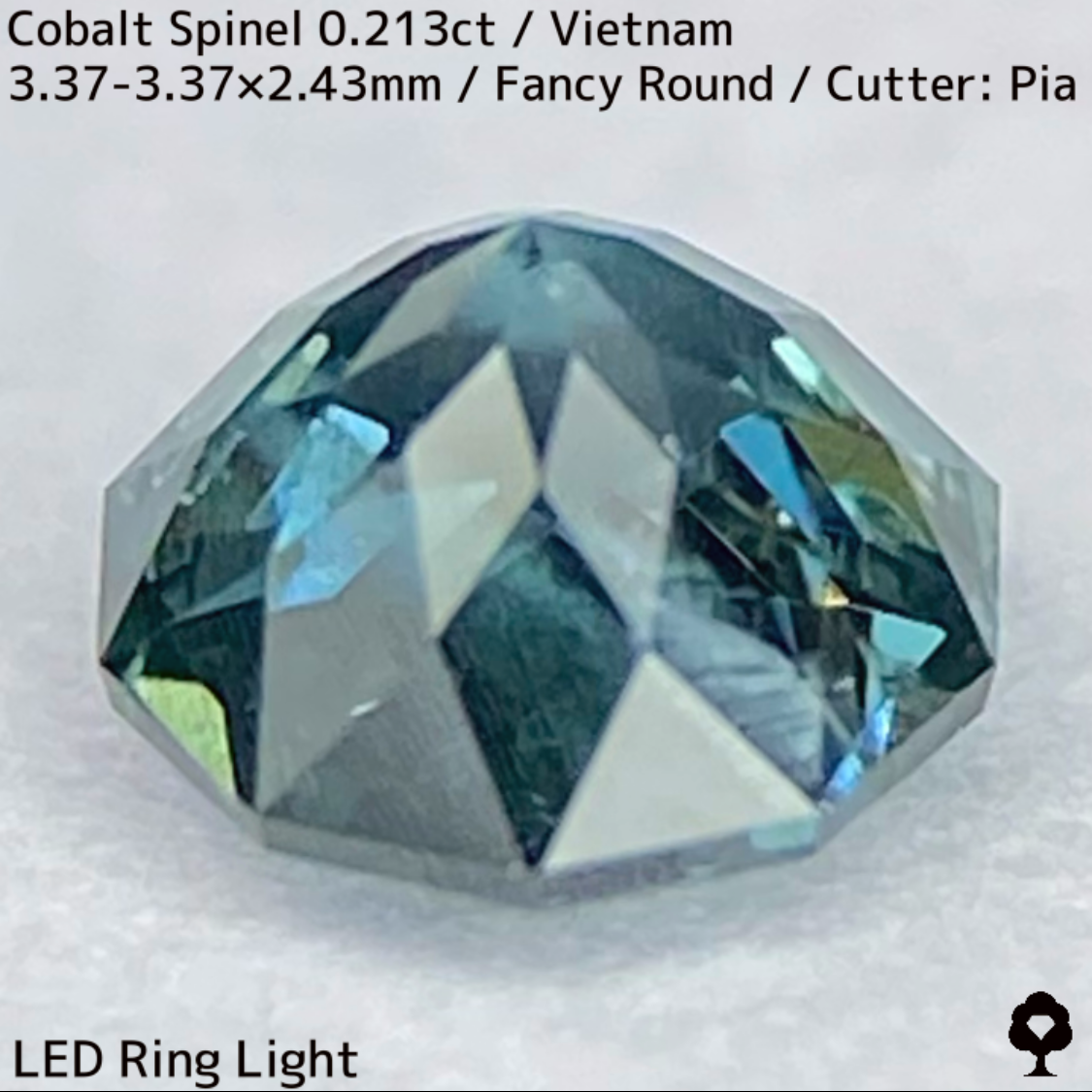 Cobalt Spinel 0.213ct / Vietnam