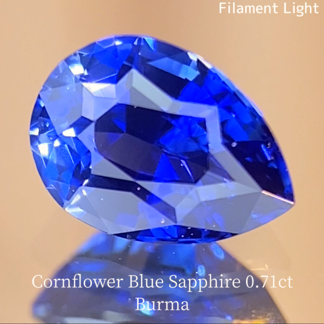 Cornflower Blue Sapphire 0.712ct / Burma