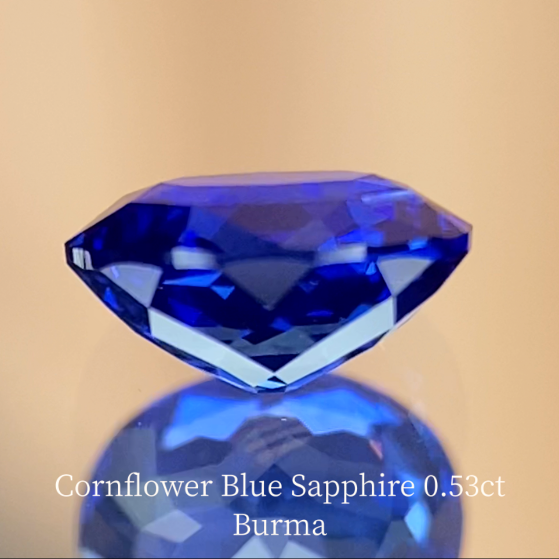 【禁断の最強セット】マヘンゲスピネル0.505ct & コーンフラワーブルーサファイア0.530ct