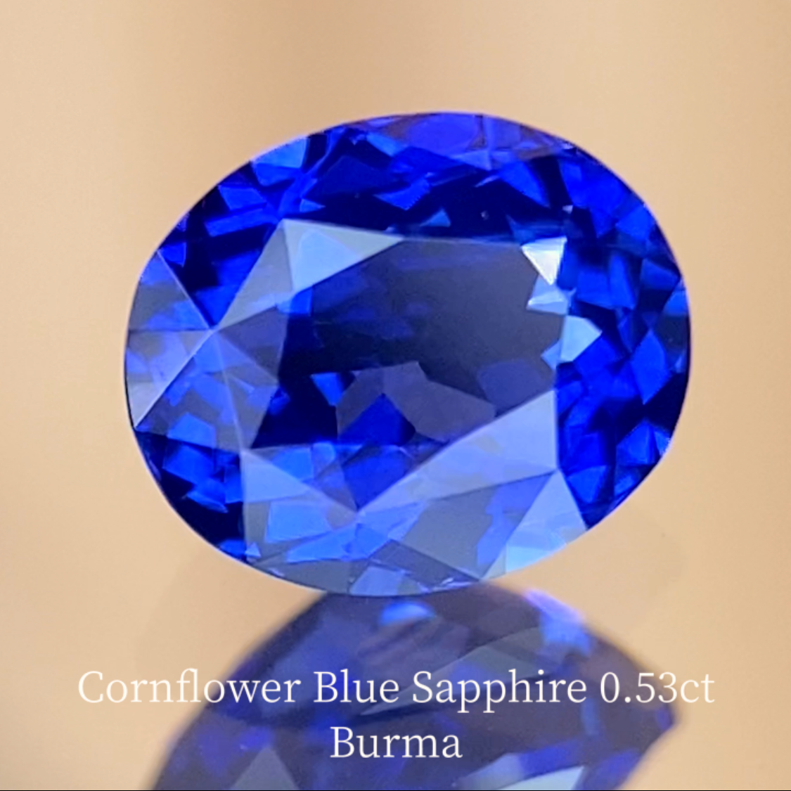 【禁断の最強セット】マヘンゲスピネル0.505ct & コーンフラワーブルーサファイア0.530ct