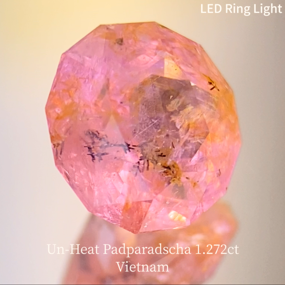 Un-Heat Padparadscha Sapphire 1.272ct / Vietnam