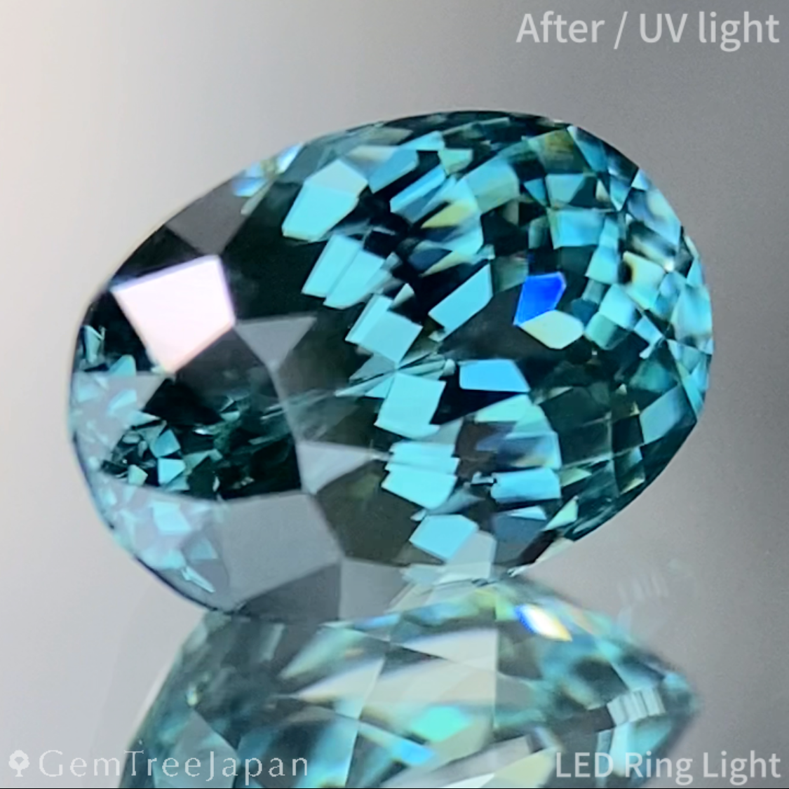 Blue Zircon 2.063ct (Tenebresence) / Cambodia