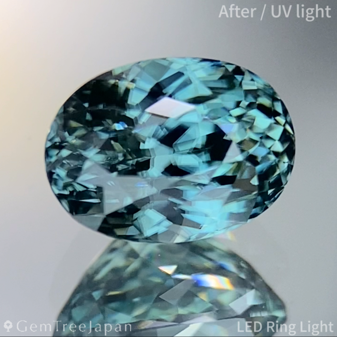 Blue Zircon 1.701ct (Tenebresence) / Cambodia