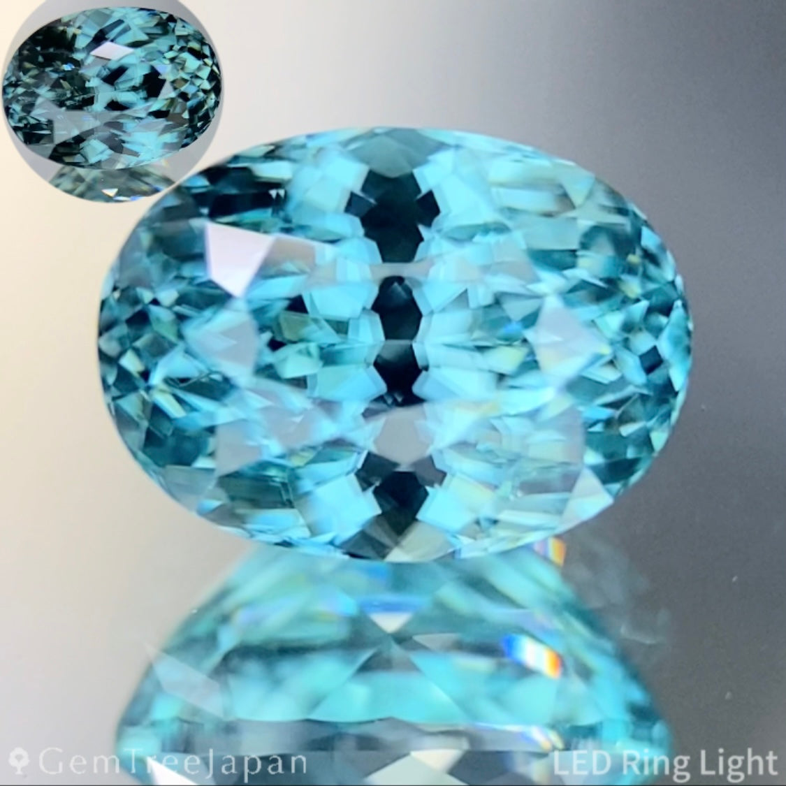 Blue Zircon 1.701ct (Tenebresence) / Cambodia