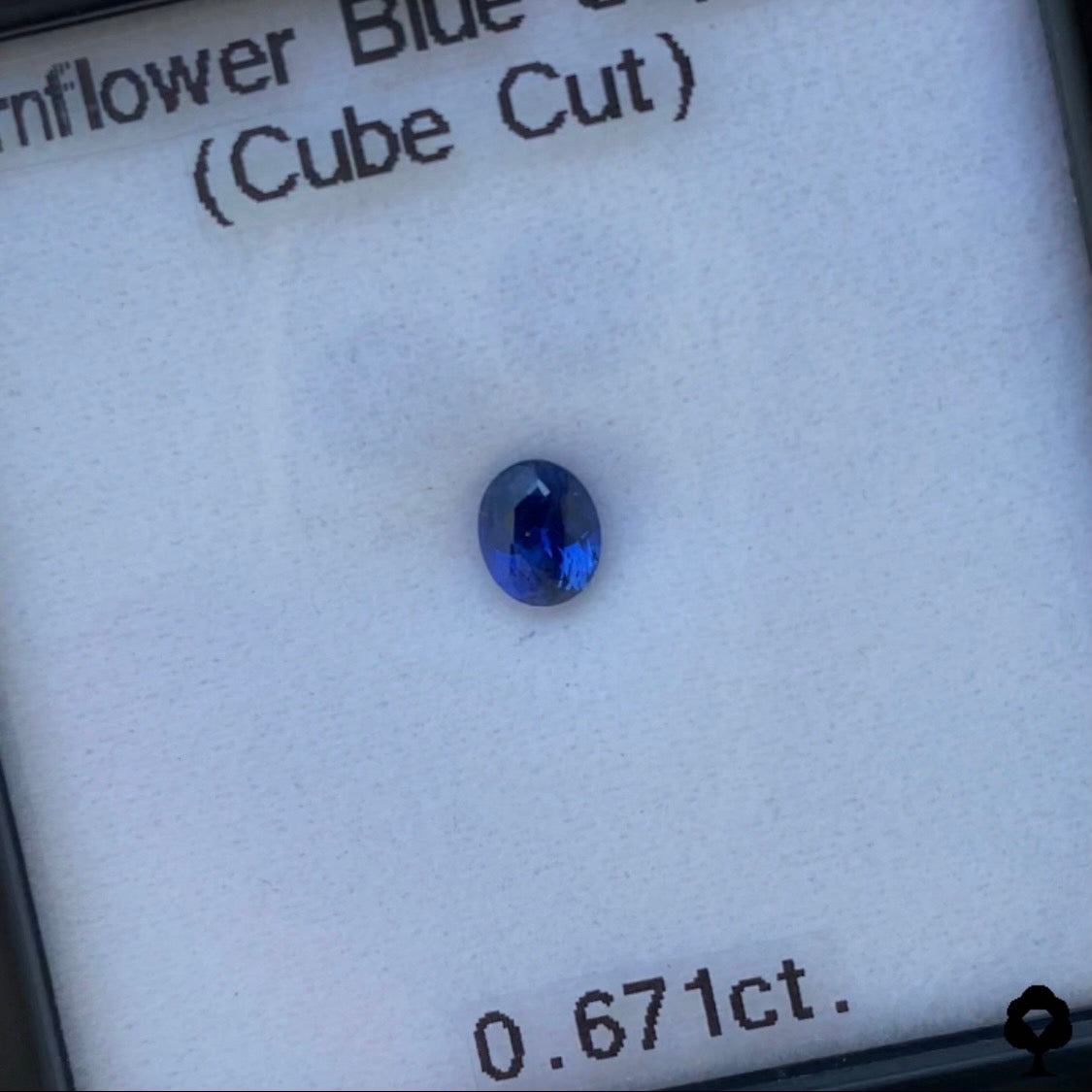 Cornflower Blue Sapphire 0.671ct