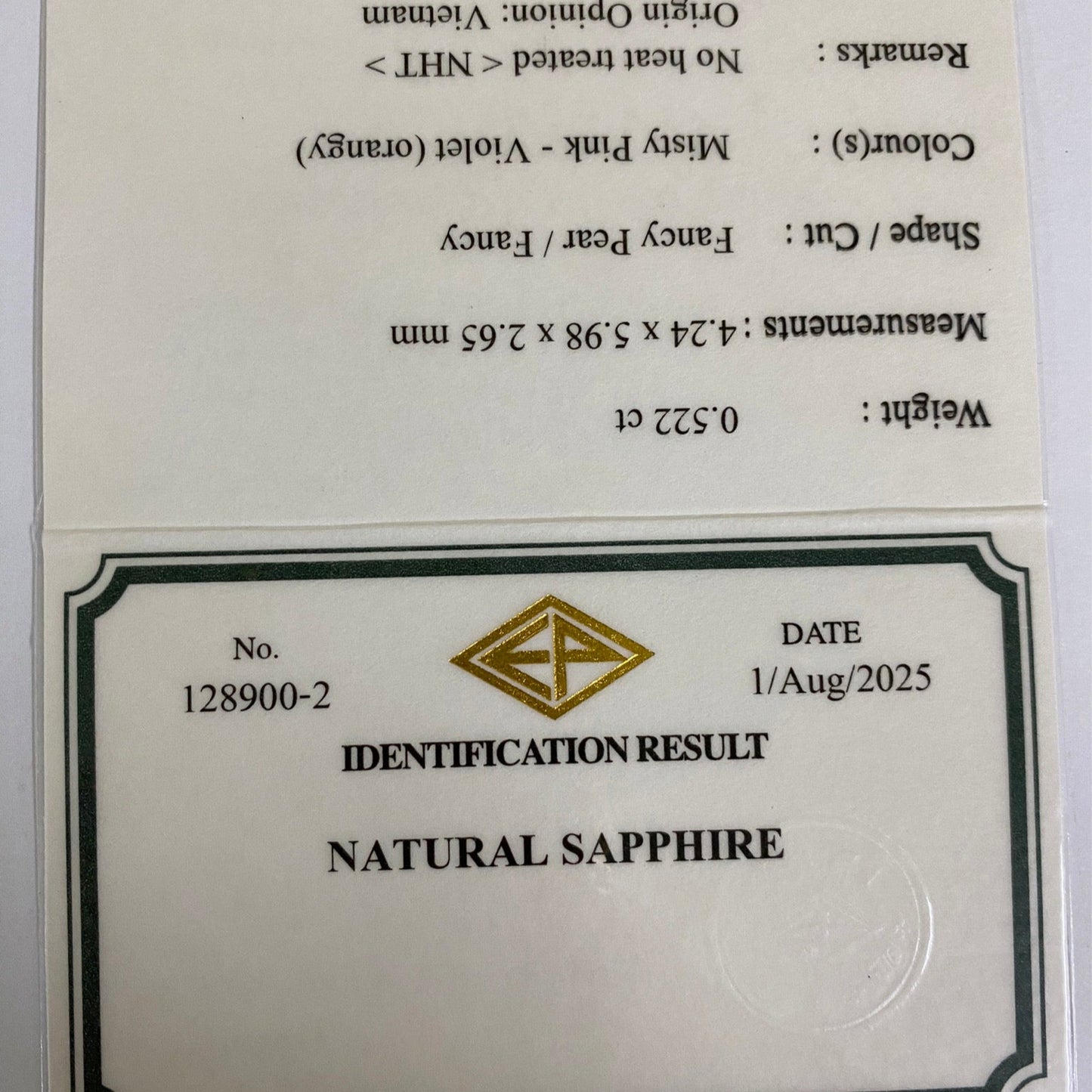 Mahenge Spinel 0.937ct / Tanzania