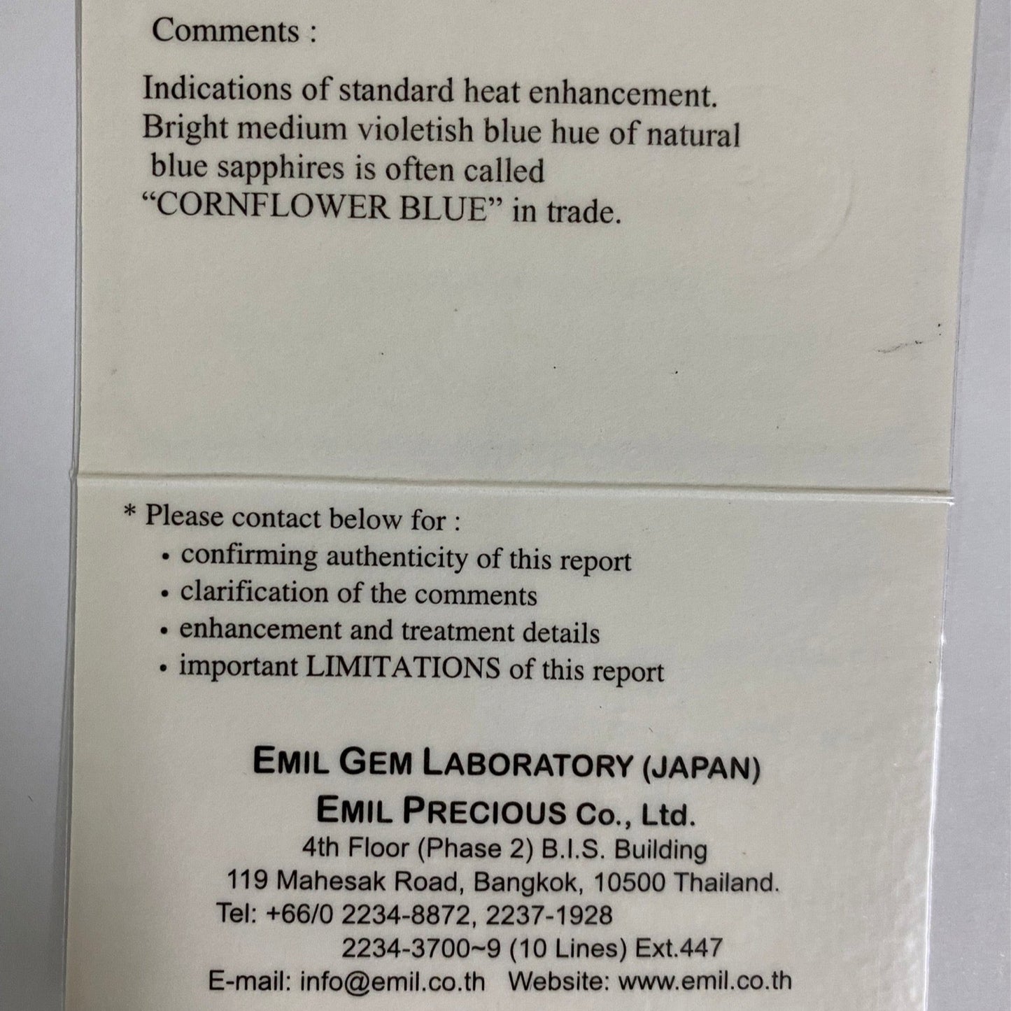 【100万円福袋入り】Cornflower Blue Sapphire 3.051ct / Burma