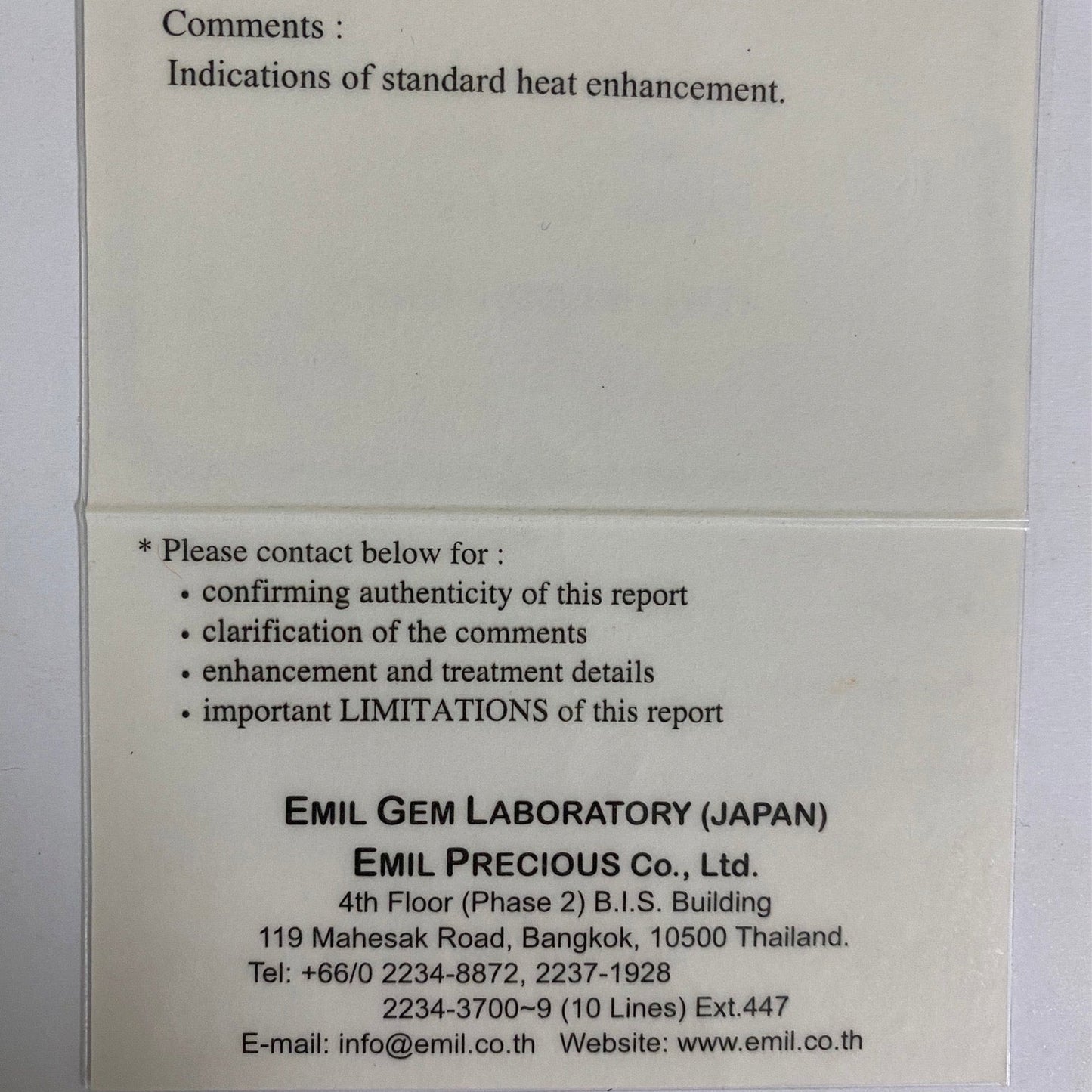 Ruby 0.088ct / Thailand