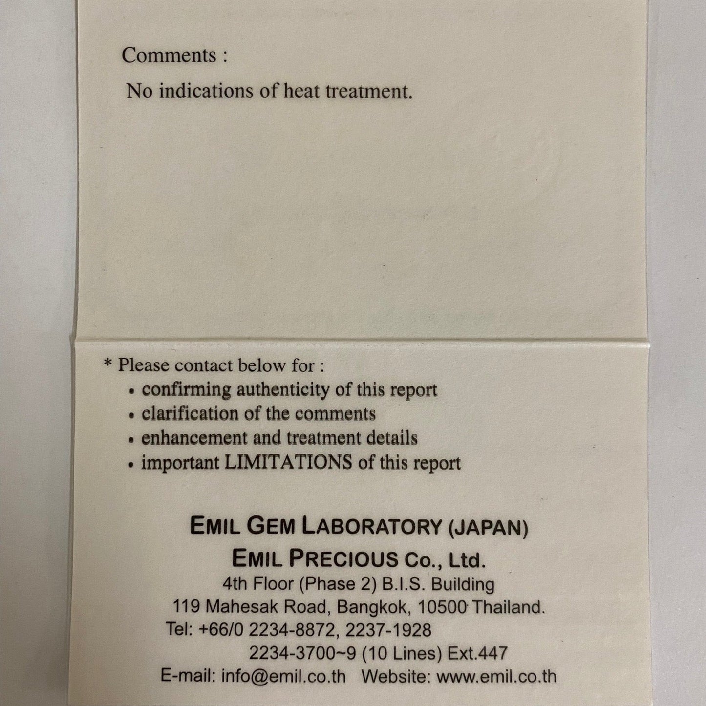 Un-Heat Sapphire 1.067ct / Kanchanaburi