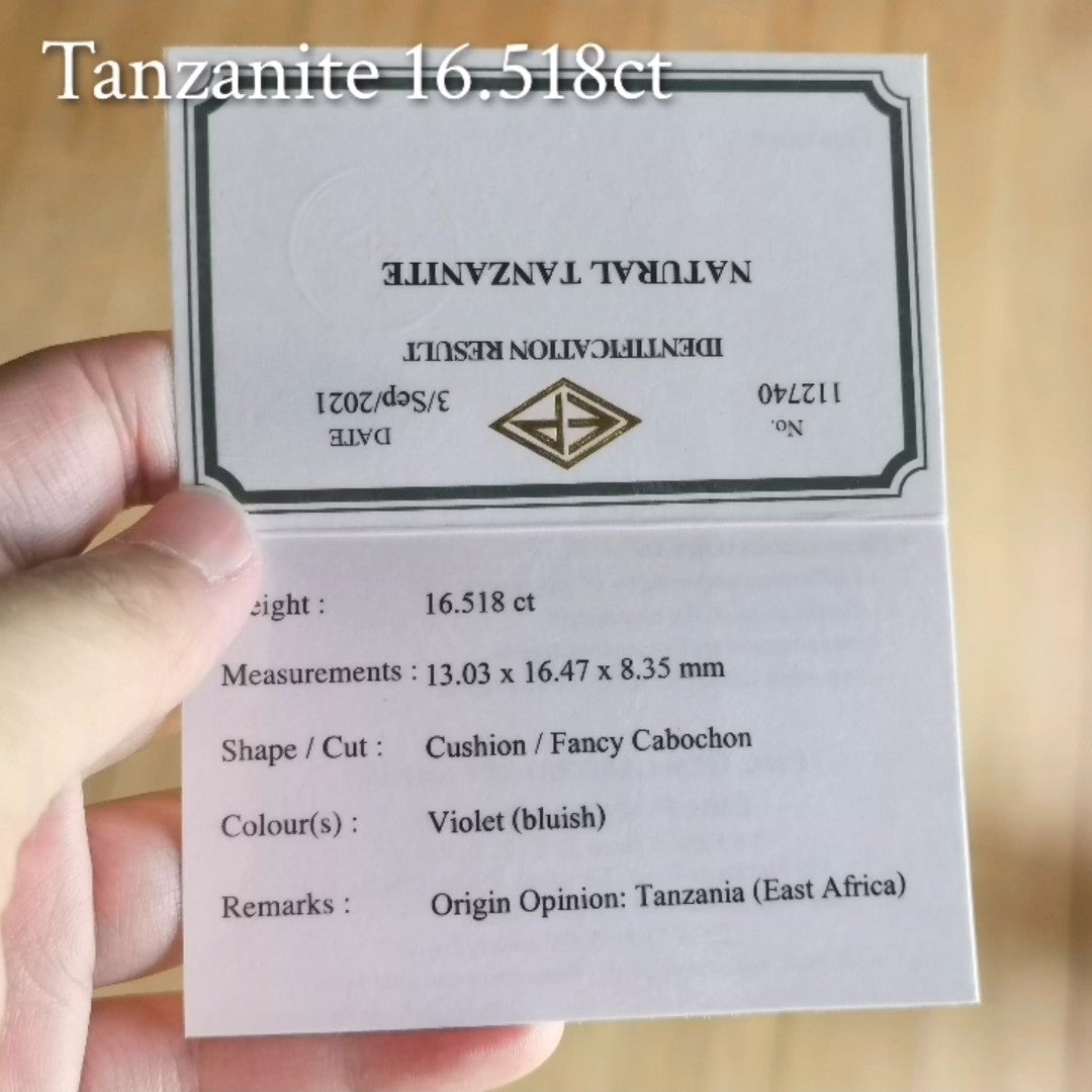 Tanzanite 16.158ct / Tanzania