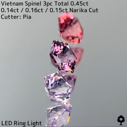 Spinel 3P 0.45ct / Vietnam