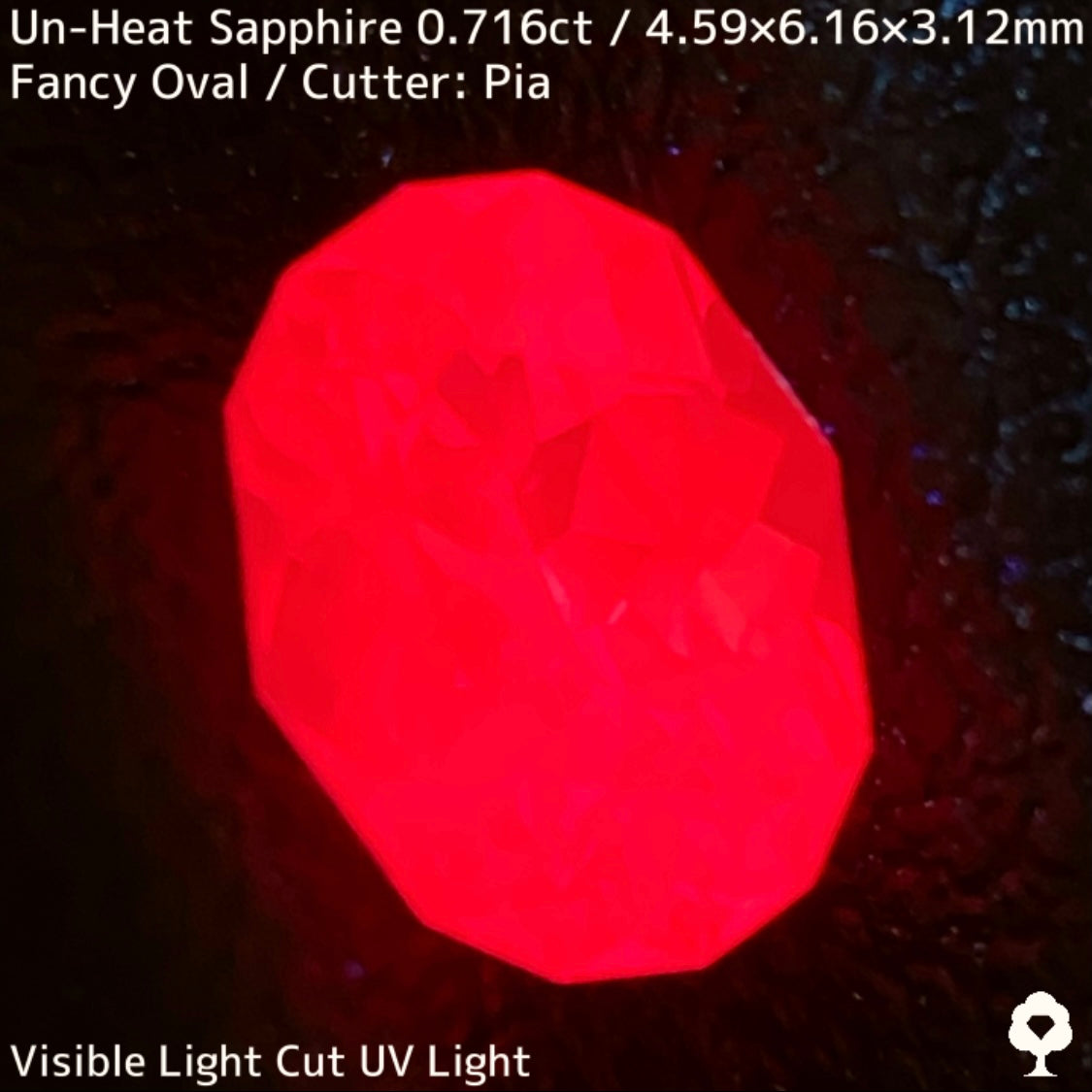 Unheated Madagascar sapphire 0.716ct ★ High quality, luxurious pinkish purple crystal with a super clear beauty