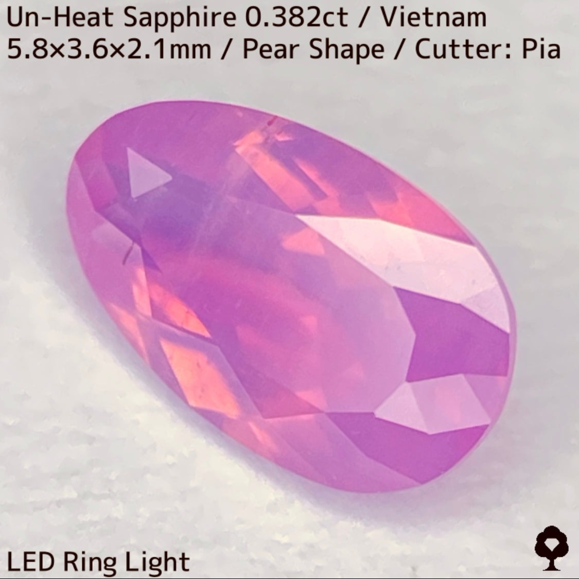 [For customers only] Unheated sapphire from Vietnam 0.382ct