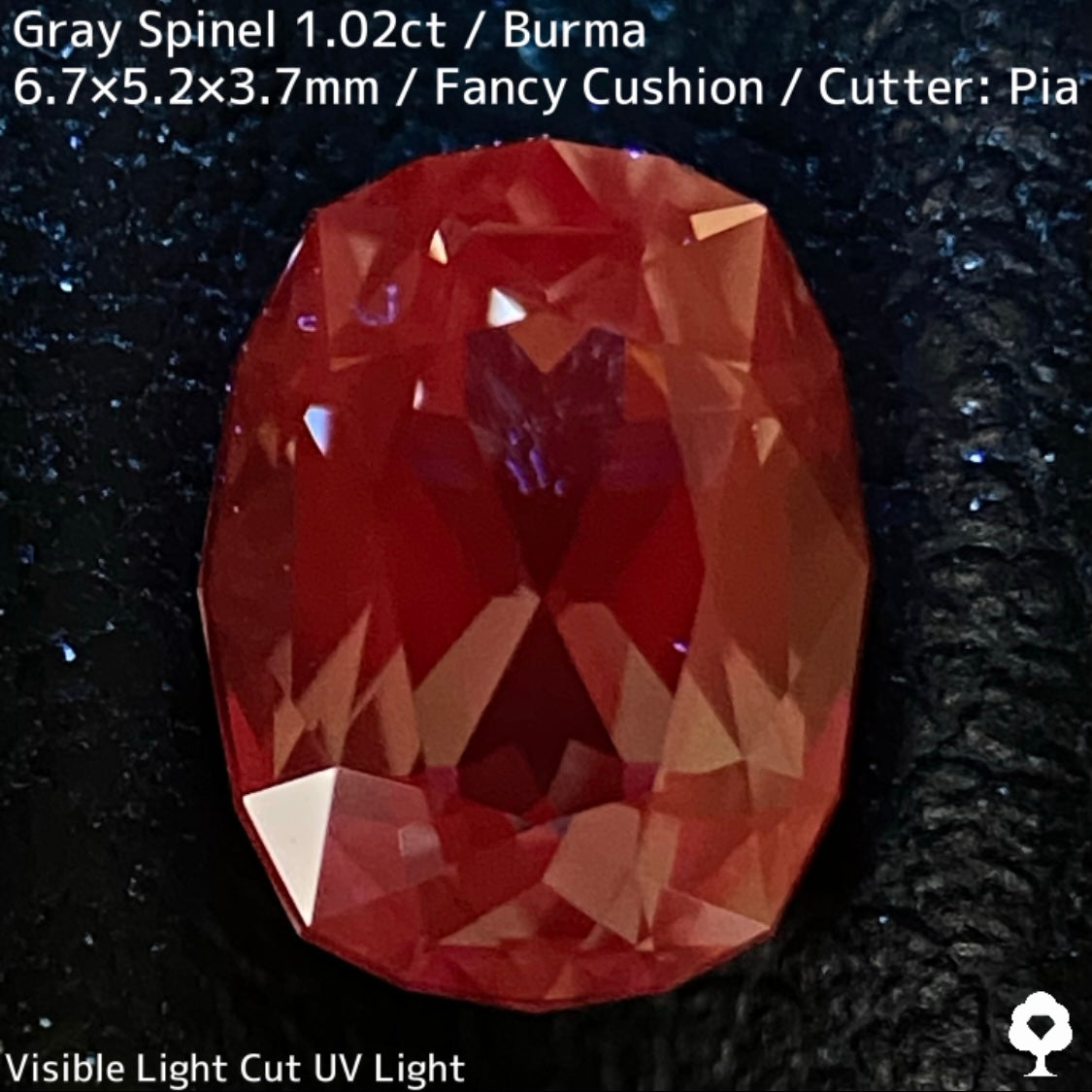 Gray Spinel 1.024ct / Burma