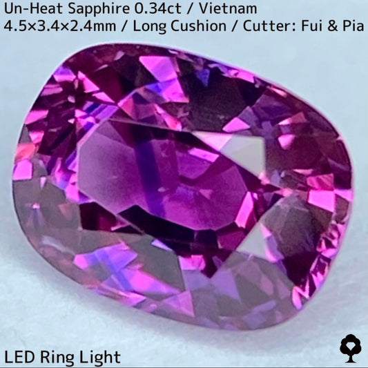 Un-Heat Sapphire 0.34ct / Vietnam