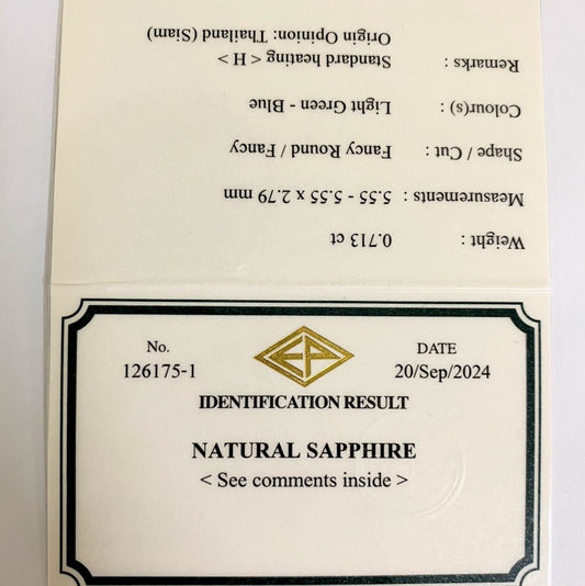 Kanchanaburi Sapphire 0.713ct