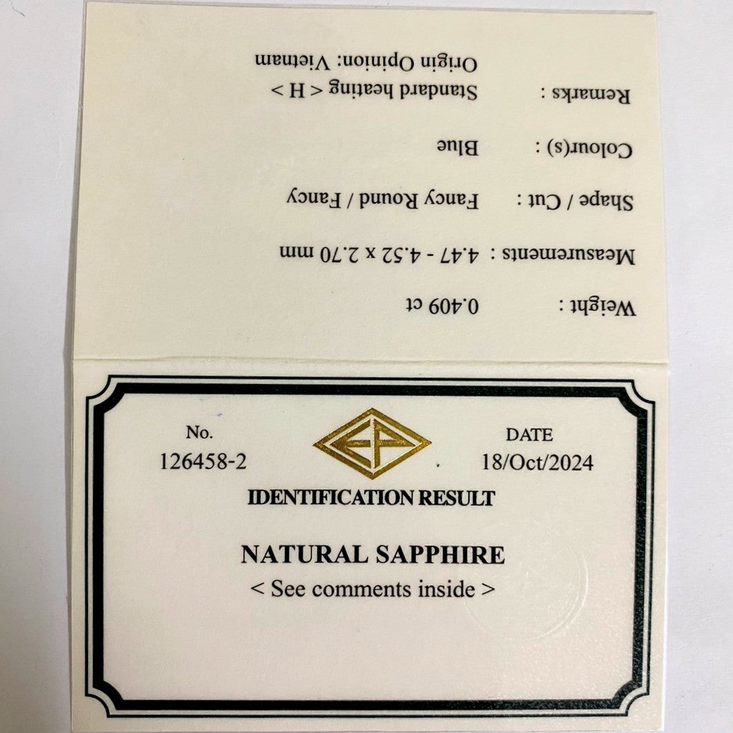 Sapphire 0.409ct / Vietnam