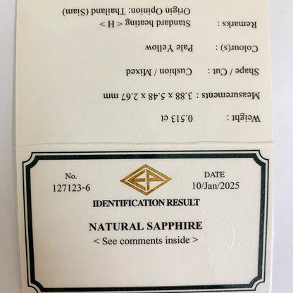 Kanchanaburi Sapphire 0.513ct