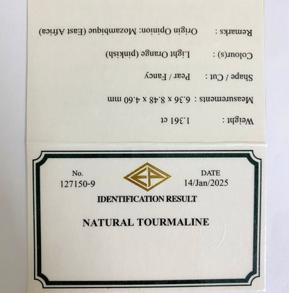 Tourmaline 1.361ct / Mozambique