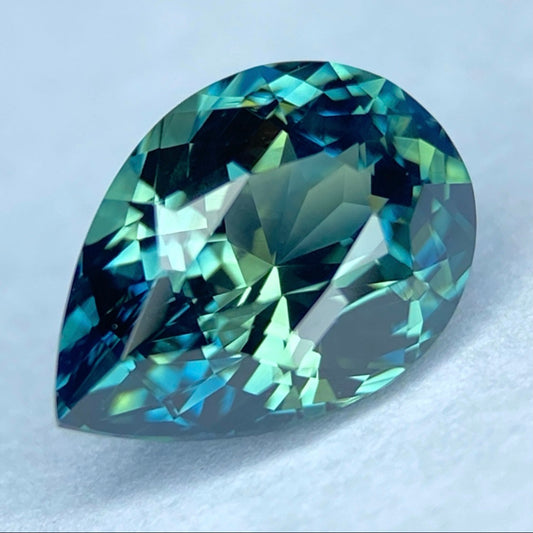 [Customer Exclusive] Greenish Blue Sapphire 1.412ct★Corundum Focus Price