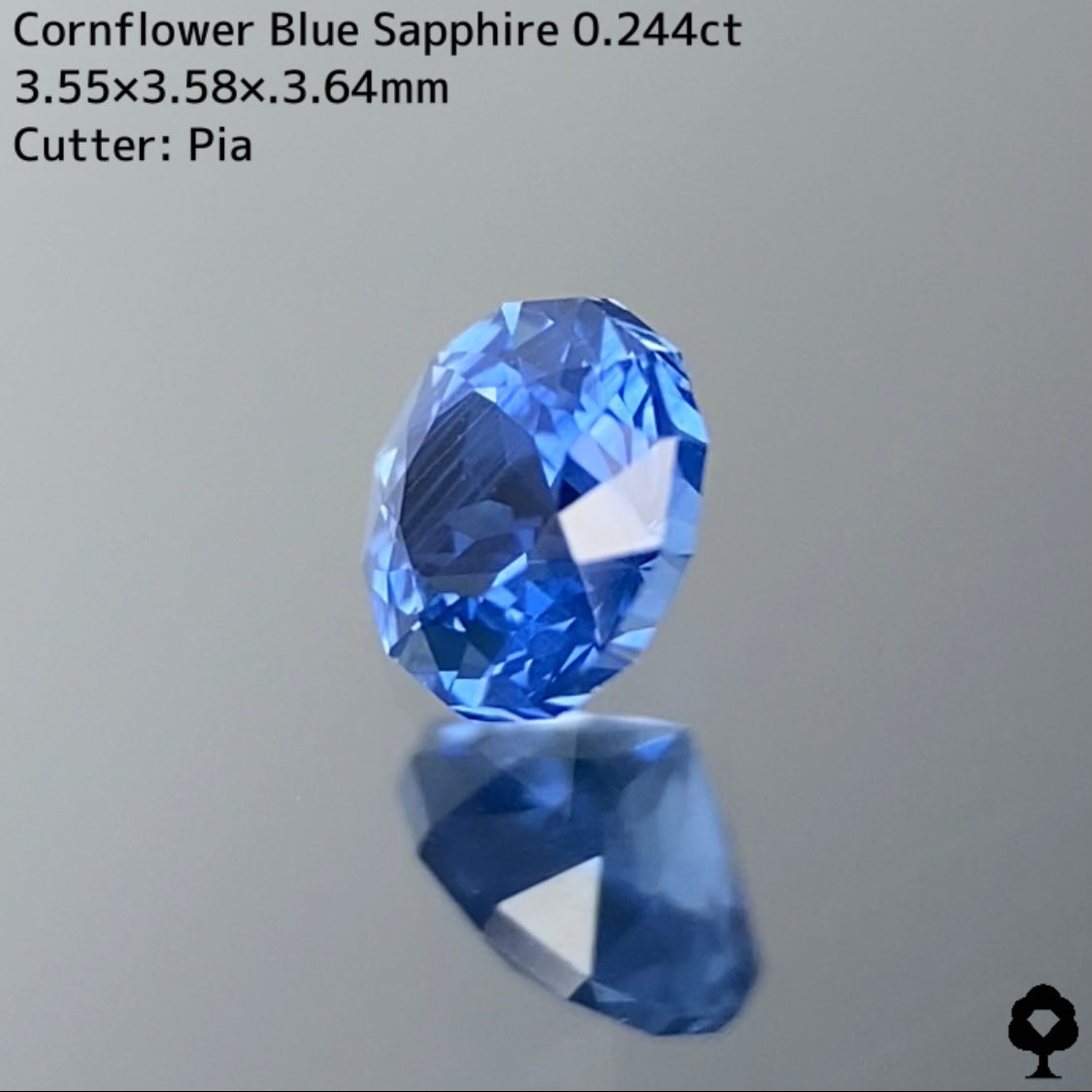 Cornflower Blue Sapphire 0.244ct / Kanchanaburi