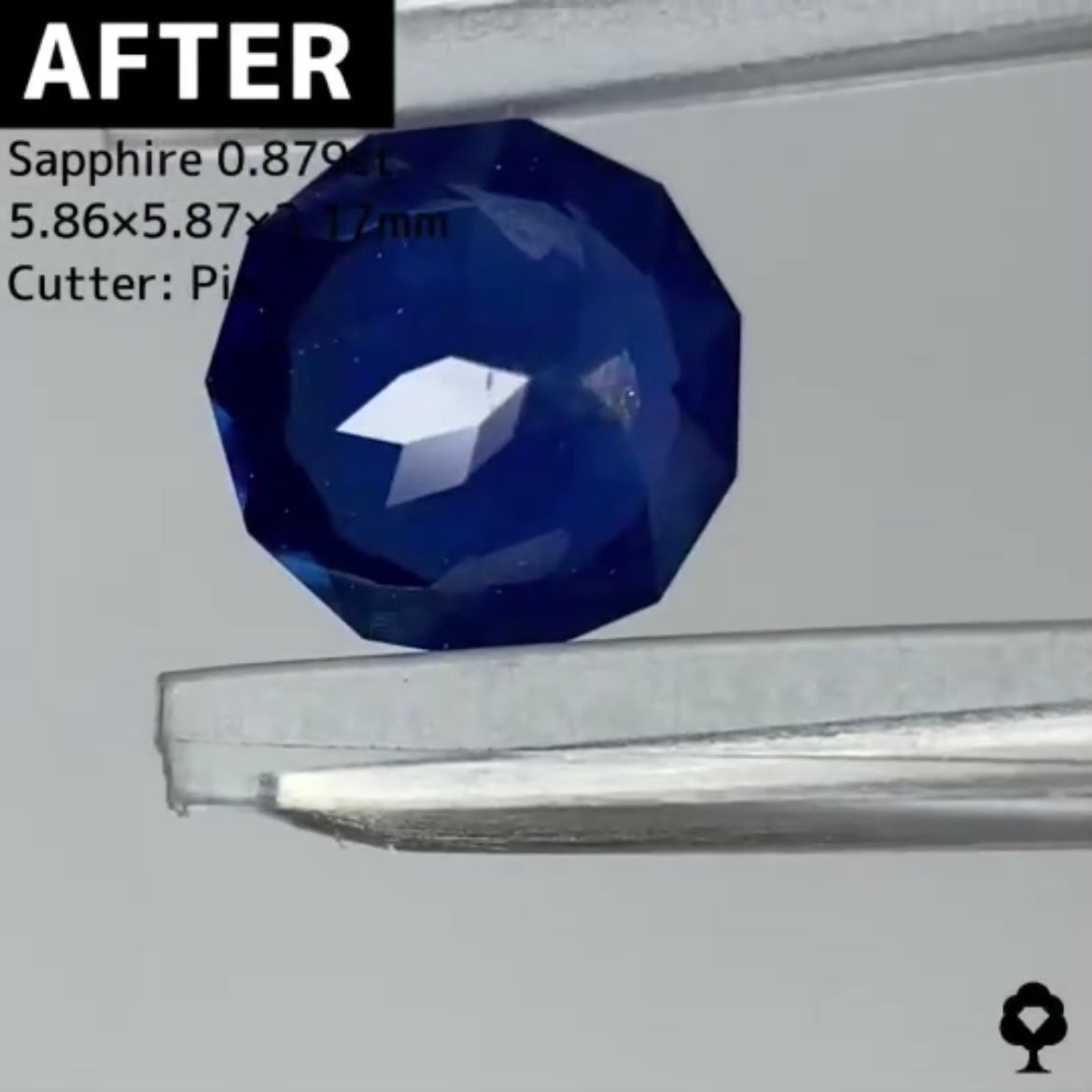 【BEFORE宝石】サファイア 1.198ct