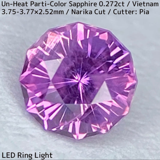 Un-Heat Parti-Color Sapphire 0.272ct / Vietnam