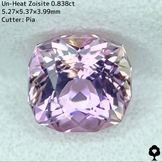 Un-Heat Pink Zoisite 0.838ct / Tanzania